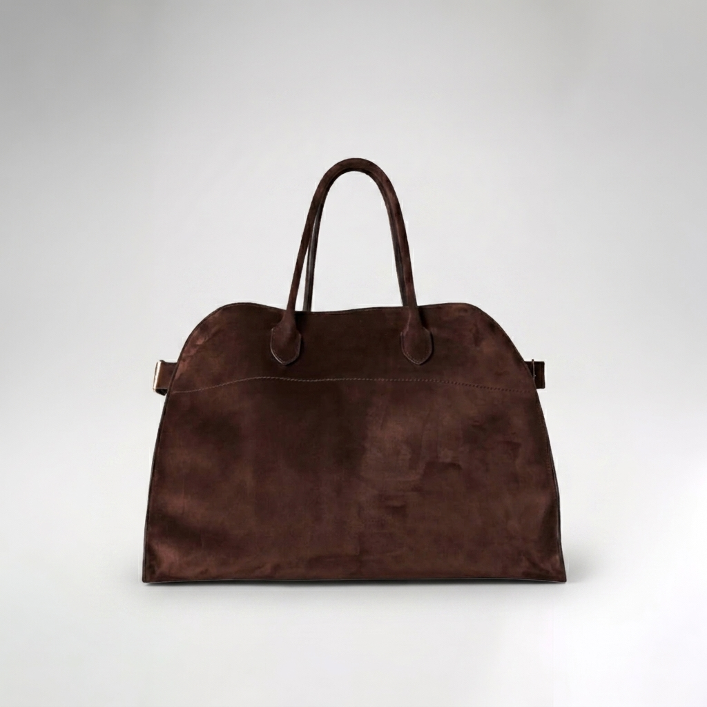 Bolsa de compras Olise - Gamuza marrón