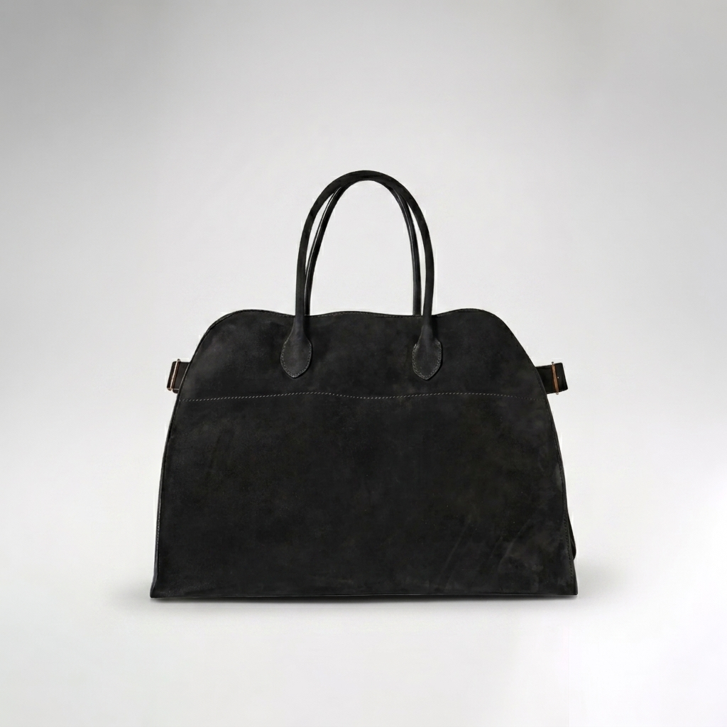 Bolsa de compras Olise - Gamuza negra